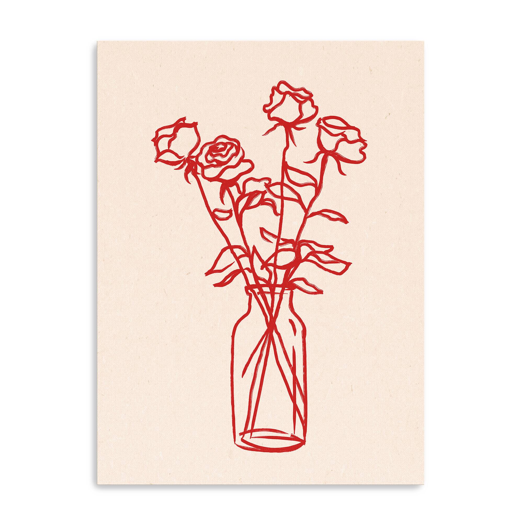 The Beauty of Roses Canvas Giclée Art